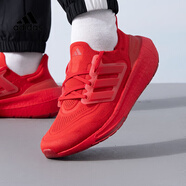 阿迪達(dá)斯 （adidas）跑步鞋男鞋2025夏季新款ULTRABOOST緩震運(yùn)動(dòng)鞋輕便低幫透氣休閑鞋 IE3042紅色 41