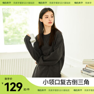 棉的美學(xué)300G重磅純棉長(zhǎng)袖t恤男日系復(fù)古內(nèi)搭打底衫三本針純色衛(wèi)衣 【倒三角長(zhǎng)袖】橄欖灰 XL -寬松款【推薦160-180斤】