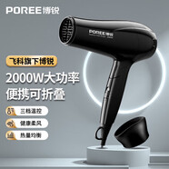 飛科（FLYCO）電吹風(fēng)機(jī)家用大功率吹風(fēng)筒恒溫護(hù)發(fā)小巧便捷三檔冷熱風(fēng)快速干發(fā)大功率 【飛科旗下博銳品牌】PH1625午夜黑