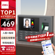 得力智能云考勤機(jī) 打卡機(jī)人臉+指紋 快速識別 wifi聯(lián)網(wǎng) 在線管理考勤 升級網(wǎng)線版3765CN