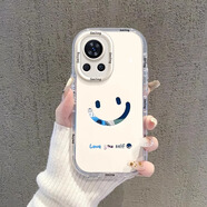 御閱簡(jiǎn)約鏡面笑臉適用華為nova13手機殼新款12ultra保護套ins風(fēng)潮牌11全包9防摔30感pura70時(shí)尚4仙女mt 笑臉白底奶油鏡面 華為P50E