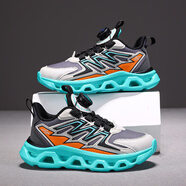 會(huì )說(shuō)話(huà)的湯姆貓輕盈時(shí)尚兒童運動(dòng)鞋 湖蘭 28