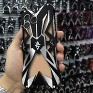 葉余適用于適用iPhone16手機套15蘋(píng)果13防摔12prom金屬保護套雷神14硬殼男11的 雷神蘋(píng)果16ProMax黑色