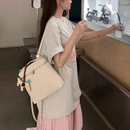 CALCULAT&KEENCK品牌包包Loro包lp大容量包女2025新款旅行背包簡約時尚書包 白色