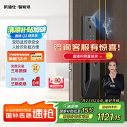凱迪仕（KAADAS）Q3精英版 人臉識(shí)別智能鎖遠(yuǎn)程貓眼安防智控電子鎖密碼鎖智能門(mén)鎖 賽博Q3 精英版【人臉識(shí)別+貓眼】