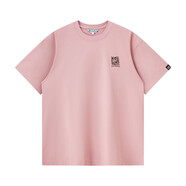 馬克華菲【虎頭刺繡】短袖T恤男25春夏簡約基礎休閑百搭潮流涼感半袖T恤衫 406粉紅 （廓型版） 2XL （高180-185重75-80）