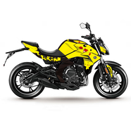 賽樂(lè )透廠(chǎng)家直供適用于春風(fēng)1619nk400650nk摩托車(chē)改裝貼花全 白色 nk400650史盧比