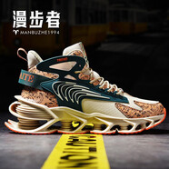 漫步者MBZ聯(lián)名【當季新品 閃電發(fā)貨】跑步鞋典藏版手工定制敦煌刀鋒跑鞋 霸氣米-品質(zhì)甄選 42