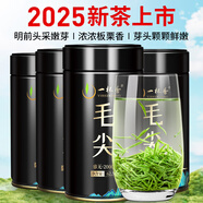 一杯香茶葉綠茶明前頭芽毛尖茶嫩栗香250g2025新茶春茶禮盒裝自己喝送禮