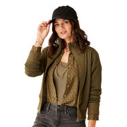 Carve Designs 女式 Briar 抓絨夾克 Fir XL