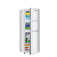 奧克斯（AUX）74升三門(mén)冰箱小型三溫區保鮮家用出租房宿舍大容量電冰箱節能省電【上冷凍下冷藏】BCD-74A169D