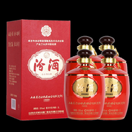 汾酒55度收藏協(xié)會(huì )汾酒1L禮盒裝清香型純糧高度白酒收藏送禮 2023年 1L 4瓶 55度整箱
