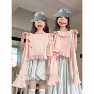 億梵莎甜美溫柔風(fēng)裙子連衣裙女2025夏季新款設(shè)計感收腰顯瘦設(shè)計感吊帶裙 粉色開衫 均碼 【可備注碼數(shù)】