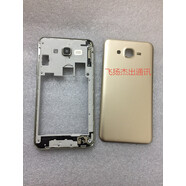 之宋適用三星j7電池蓋后殼j700邊框中殼中框黑白金外殼j7008手機(jī)后蓋 J7008白色后蓋帶中框
