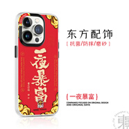 東來(lái)也【兩件5折】適用蘋(píng)果14手機殼iPhone14promax磨砂全包防摔magsafe磁吸潮保護套 一夜暴富【抗菌磁吸殼】 iPhone 13 Pro Max