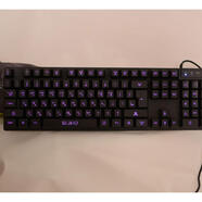 原裝七彩韓語(yǔ)鍵盤(pán)發(fā)光超薄靜音夜光朝鮮語(yǔ) 韓國藍色背光韓文鍵盤(pán)