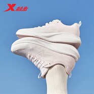 特步鯤鵬女跑步鞋運動(dòng)鞋冬季保暖女子跑鞋緩震通勤鞋子女