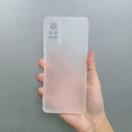 小米（MI）原裝適配小米civi1S手機(jī)套磨砂透白civi全包防摔保護(hù)殼曲屏殼磨砂 磨砂透白軟殼 小米 Civi