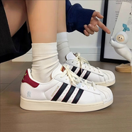 adidas阿迪達斯三葉草男鞋女鞋板鞋 25夏季新款情侶金標貝殼休閑鞋子女 JR8036金標蛇年限定 39