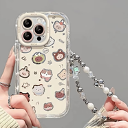 萬(wàn)浮生卡通動(dòng)物頭像適用iphone16promax手機殼蘋(píng)果15小米14新款華為P70保護套13防摔12榮耀200全包11鏡面 各種動(dòng)物頭像帶手鏈DY795H iPhone 8 Plus