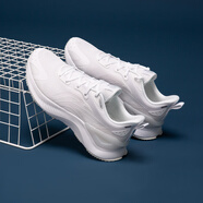 李寧（LI-NING）越野跑步鞋女子2025春季新款透氣回彈緩震保護(hù)跑鞋 標(biāo)準(zhǔn)白-3 38