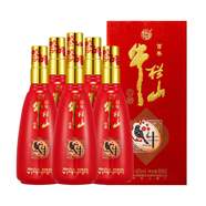 牛欄山42度500mL百年牛欄山白酒金喜牛 濃香型白酒 婚宴喜酒 42度 500mL 6瓶 整箱