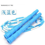 獲冠 賽倍伶竹節(jié)跳繩兒童花樣比賽專業(yè)幼兒園初中小學生軟珠體育訓練 獲冠竹節(jié)長繩3.6米-天藍