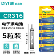 丹尼富夜光漂電池CR316電子漂電池5粒夜釣發(fā)光浮漂電子魚(yú)漂電池洛陽(yáng)球軟球漂動(dòng)力源通用大肚漂3v鋰電池
