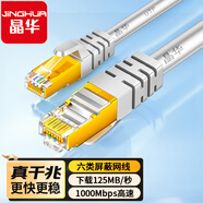 晶華六類CAT6類網(wǎng)線高速千兆網(wǎng)絡(luò)連接線家用電腦寬帶機(jī)頂盒非屏蔽8芯雙絞工程跳線合金款2米 W196G
