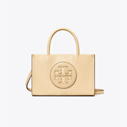 托里.伯奇（TORY BURCH）ELLA BIO迷你托特包時(shí)尚純色斜挎包TB女包香草冰淇淋色