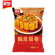 美好脆皮茄卷2斤裝1kg 約32個(gè) 雞肉餡 香酥茄盒油炸小吃 空氣炸鍋燒烤