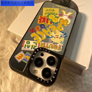 優(yōu)米帕卡通涂鴉iPhone16promax手機殼15蘋(píng)果14/13鏡面xsmax小眾7/8p防摔 鏡面-黃色小人 蘋(píng)果14plus