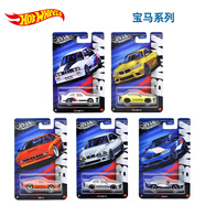 風(fēng)火輪（HOT WHEELS）小車復(fù)古賽車鹽灘賽車手奔馳保時捷套裝合金車模HRT81銀標寶馬套 寶馬M系列5輛整套