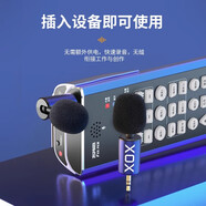 客所思XOX拇指麥戶(hù)外聲卡專(zhuān)用小話(huà)筒迷你電容麥克風(fēng)直播FX5專(zhuān)用手指麥 藍色XOX新MT3