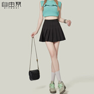 自由系百褶裙女小個子高腰顯瘦防走光西裝短裙2025新款夏季包臀半身裙