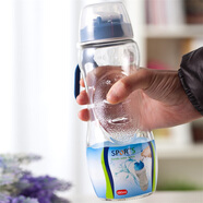 SIMELO施美樂(lè )玻璃水杯女便攜水杯男耐高溫兒童水杯家用水杯高硼玻璃杯 收腰杯深藍 500ml