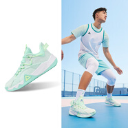 匹克音擊籃球鞋男夏季魔彈科技低幫網(wǎng)面透氣實(shí)戰球鞋戶(hù)外室內運動(dòng)男鞋 水粉綠 44