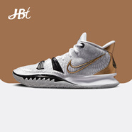 耐克（NIKE）【潮】男鞋歐文7代Kyrie 7 EP中幫實(shí)戰(zhàn)訓(xùn)籃球鞋練防滑減震運(yùn)動(dòng)鞋 CQ9327-101 白黑金 40