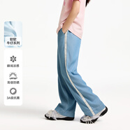 安奈兒（Annil）童裝女童牛仔褲2025夏新藍(lán)色褲子抗菌防曬冰感寬松長褲