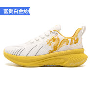 ONEMIXonemix玩覓男鞋減震健身跳繩鞋運(yùn)動(dòng)鞋男龍年限定款跑鞋 富貴白金龍 45