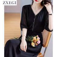 ZXEGI福袋發(fā)貨發(fā)清倉襯衫女士高端連衣裙等199元 8311黑色3XL