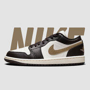 耐克（NIKE）【潮】Air Jordan aj1板鞋男女鞋透氣休閑輕便耐磨防滑運動(dòng)籃球鞋 DC0774-200 棕色 36