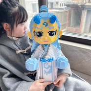 潮樂森2025蛇年福龍哪吒小顆粒串聯(lián)積木玩具成人男女孩拼裝生日兒童禮物 敖丙【45厘米】