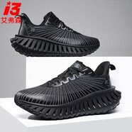 艾弗森Iverson2025跑步鞋減震男款運(yùn)動(dòng)鞋網(wǎng)面鞋透氣戶外輕便ins軟底跑鞋 A393騎士黑 41