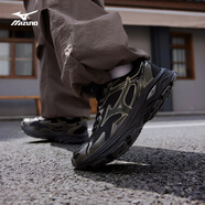 美津濃（MIZUNO）【RACER S】軟底輕便運動(dòng)跑步鞋男女同款緩震透氣休閑慢跑鞋 21/暗黑金屬 36 (225mm)