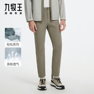 九牧王男褲休閑褲男【輕松褲Lite】秋冬季易打理彈力商務(wù)直筒褲子男