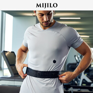 MIJILO米基洛跑步手機(jī)腰包男女運(yùn)動(dòng)腰帶包超薄隱形健身手機(jī)袋 黑色印花 均碼