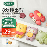 寶寶饞了手指饅頭果蔬營養(yǎng)小饅頭兒童早餐面點早茶半成品享寶寶嬰兒食譜 果蔬卡通饅頭（動物造型） 280g