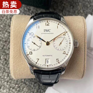 【二手99新】萬國IWC男表葡萄牙系列葡7全自動機械男士手表計時日期顯示商務休閑奢侈品腕表瑞表 42.3mm銀盤金針I(yè)W500704