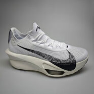 CLENIKEED跑鞋莆田碳板 Alphafly 3專(zhuān)業(yè)馬拉松運動(dòng)跑步三氣墊阿爾法3代跑鞋 阿爾法0.3 白黑 偏小買(mǎi)大一碼 41